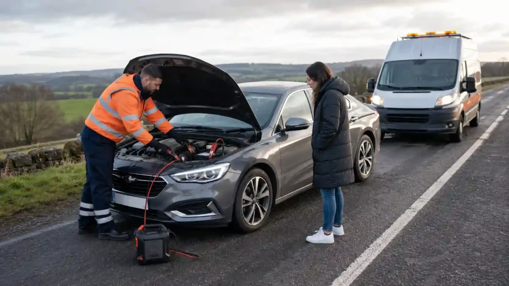 Dead Battery Jump Start Service
